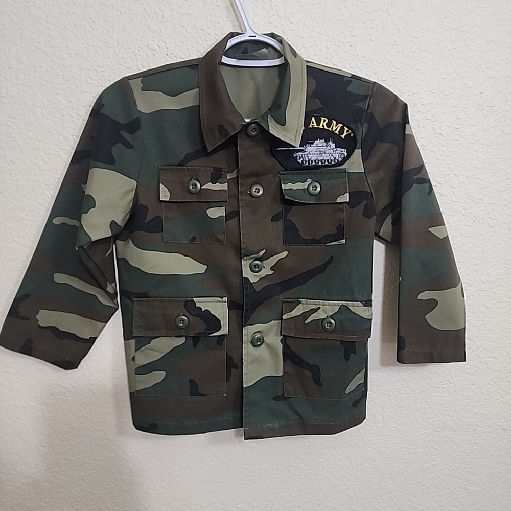 ROTHCO Youth Camo Shirt Long Sleeve US Army Size 12